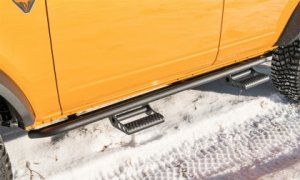 Ford Bronco Rock Sliders - 4 Door - RKR Step System - Textured Black - N Fab 